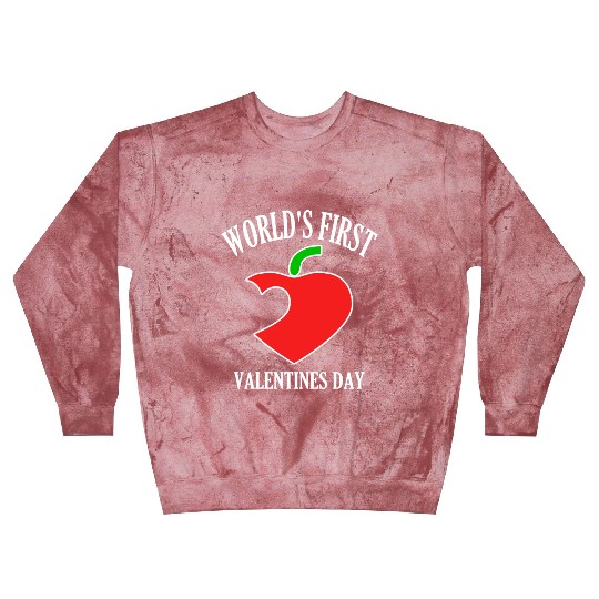 Funny Worlds First Valentines Day 80s nostalgia Blast Sweatshirts