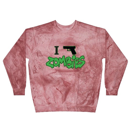 I Shoot Zombies love Blast Sweatshirts