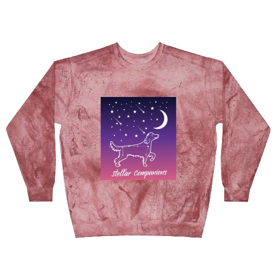 Canine Constellations Golden Retriever Companion Blast Sweatshirts