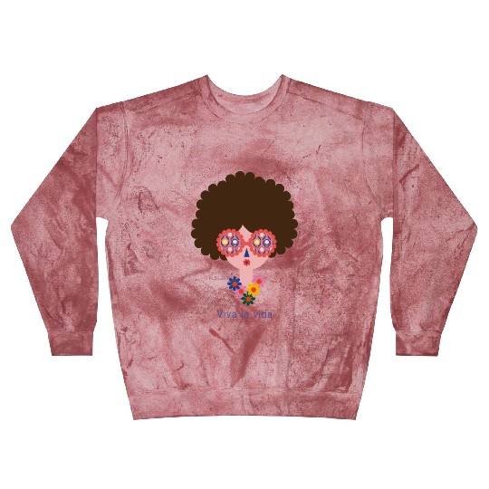 Cute Frida Kahlo In Colorful Summer Vacation Blast Sweatshirts