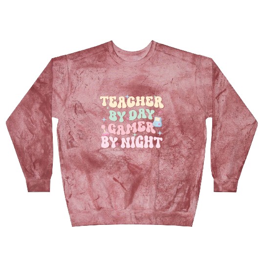 Teacher By Day Gamer By Night, Happy Game Day Blast Sweatshirts