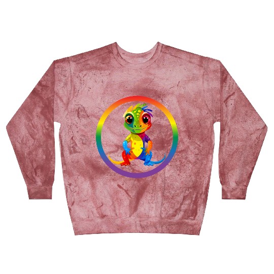 Gay Pride Gecko Blast Sweatshirts