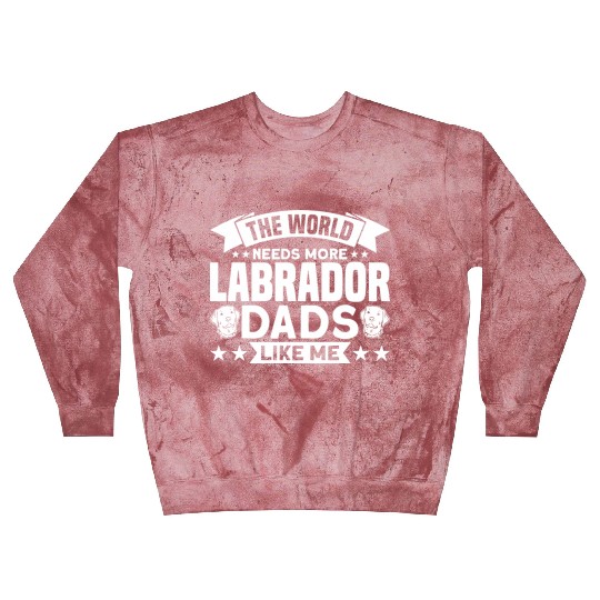 The World Needs More Labrador Dads Dog Lover green Blast Sweatshirts