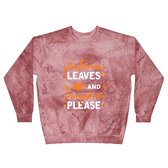 Autumn Leaves Pumpkins Please Fall Lover hippie Blast Sweatshirts