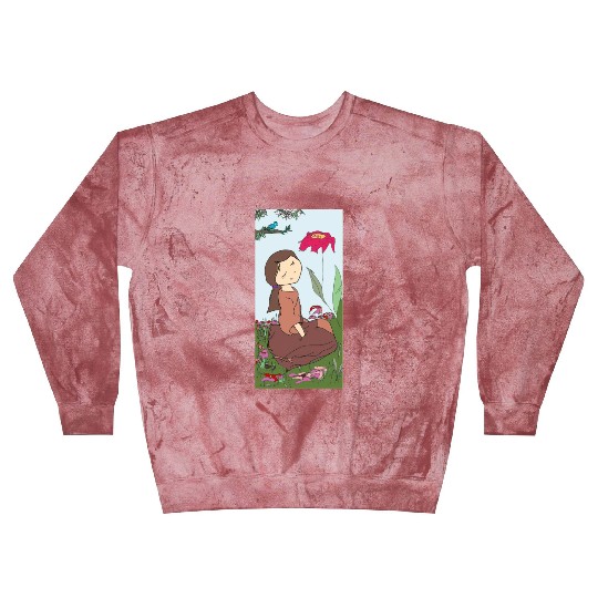 girl with flower Blast Sweatshirts