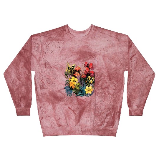Orchids Flowers Garden Blossom Orchid Lover Blast Sweatshirts