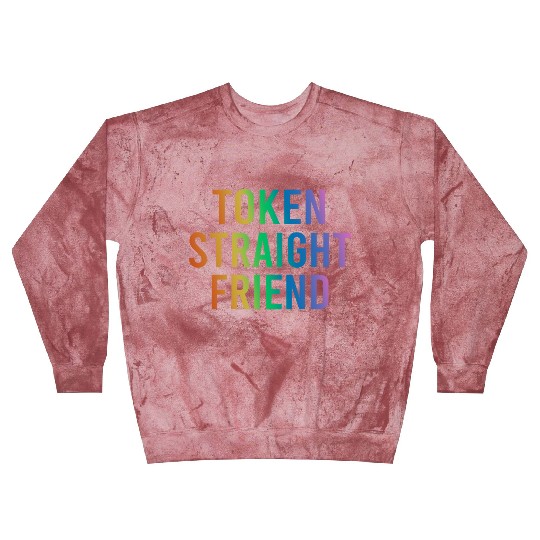 Token Straight Friend Gay Pride Lgbtq Blast Sweatshirts