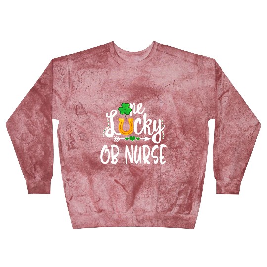 One Lucky Ob Nurse St Patricks Day Blast Sweatshirts