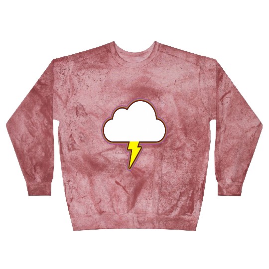Thunder Cloud Lightning Raining Storm Blast Sweatshirts