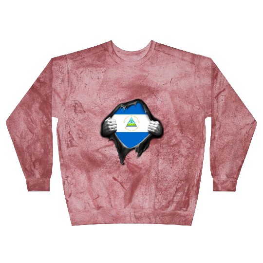 Nicaraguan Flag Proud Nicaragua Blast Sweatshirts