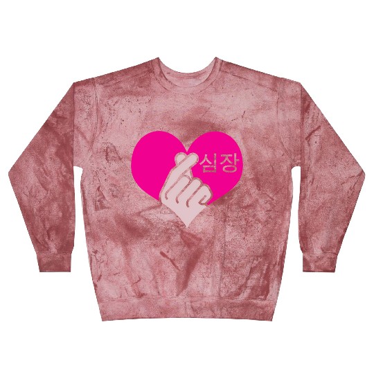 K-Pop K-Drama Heart Hand Korean Pop Music Fan Blast Sweatshirts
