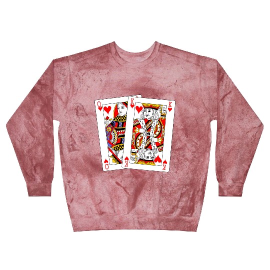 Queen and King of Hearts Blast Sweatshirts