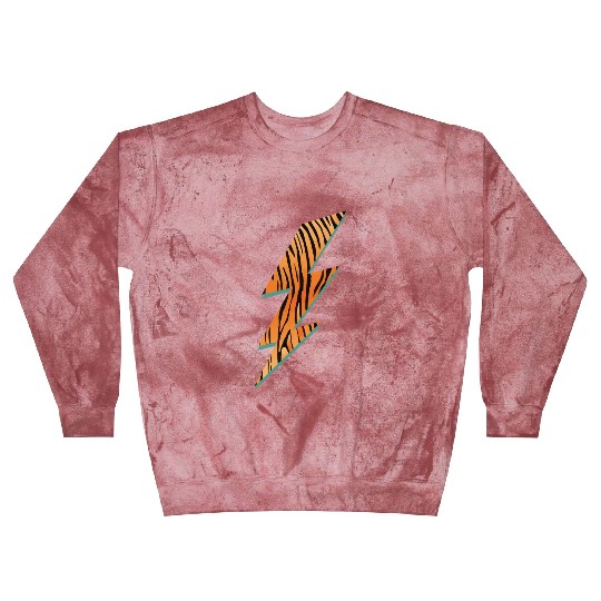 Tiger Stripes Lightning Animal Print Blast Sweatshirts