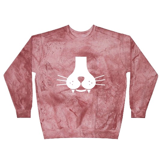 Meowy Cat Face Blast Sweatshirts