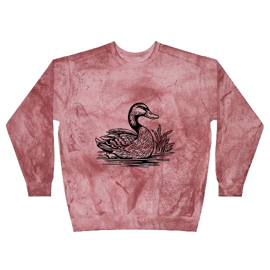 Duck Bird Nature Pond Blast Sweatshirts
