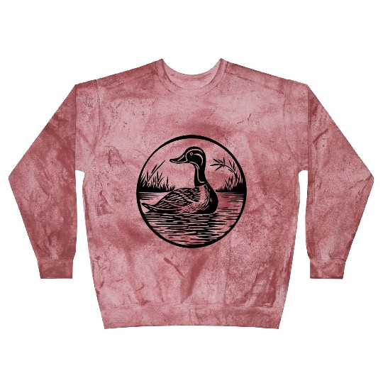 Duck Bird Nature Pond Blast Sweatshirts