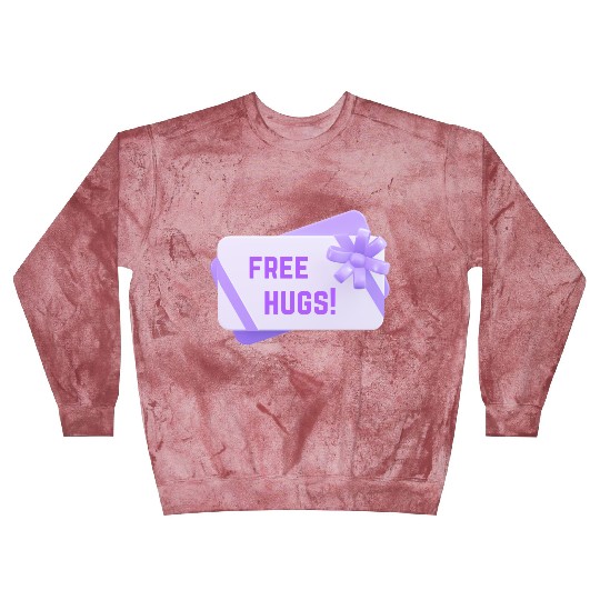 Free Free Hugs Gift Card funny Blast Sweatshirts