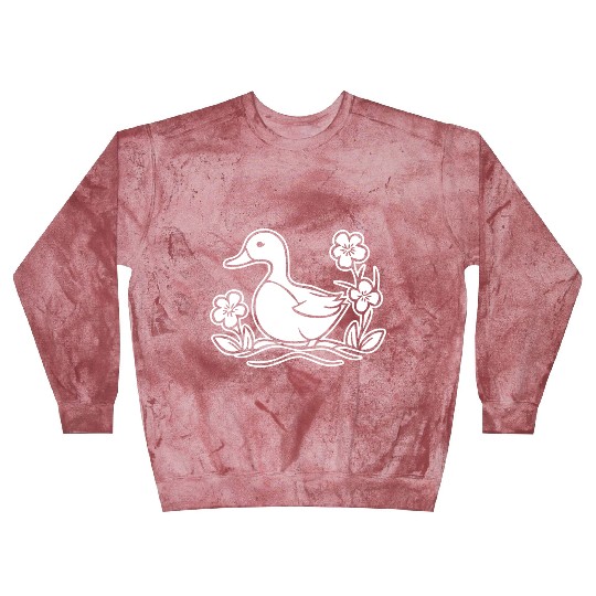 Duck Bird Nature Pond Blast Sweatshirts