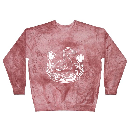 Duck Bird Nature Pond Blast Sweatshirts