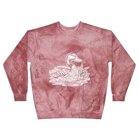 Duck Bird Nature Pond Blast Sweatshirts