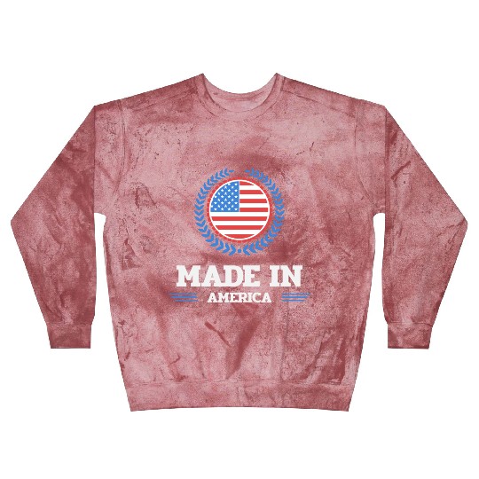 made in america red girl love Blast Sweatshirts