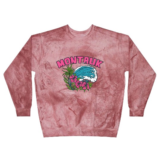 Montauk New York Summer Nyc Tropical Montaukett Blast Sweatshirts