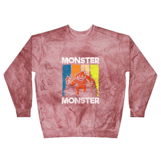 Monster Fright Character Monster Hunter Blast Sweatshirts