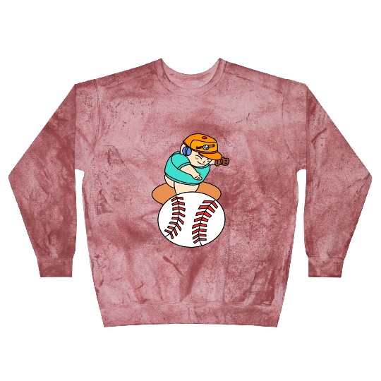 Cute Chibi Baseball Pitcher Blast Sweatshirts