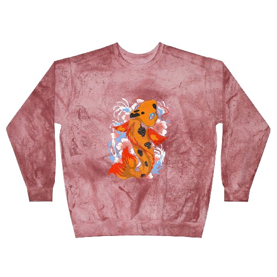 Koi fish farm gift colorful koi carp Blast Sweatshirts