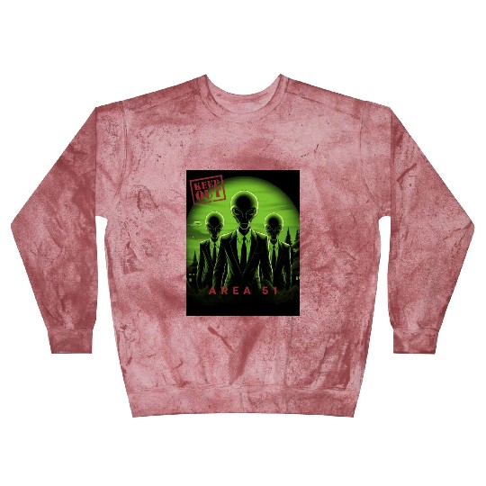 Area 51: The Extraterrestrial Frontier,Vintage Blast Sweatshirts