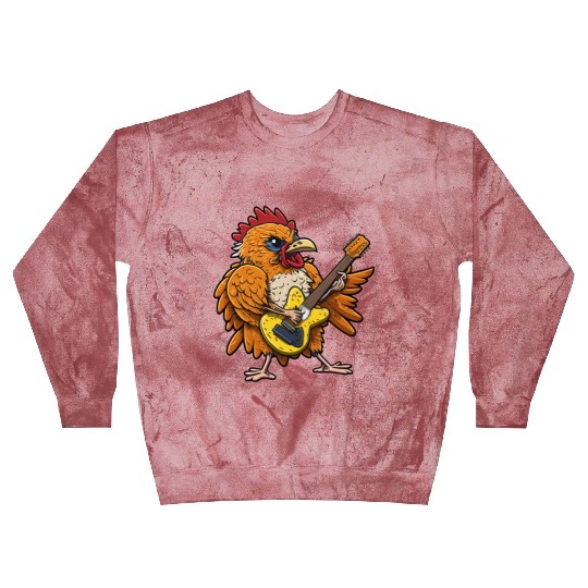 Groovy Cheese: Strumming to Cheesy Melodies Blast Sweatshirts