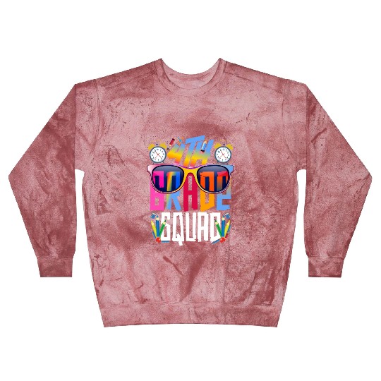 Fourth Grade Squad Teacher Student Funny Blast Sweatshirts