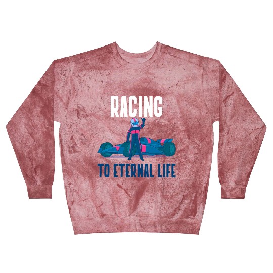 Racing to eternal life Blast Sweatshirts