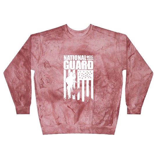 American Flag National Guard National Guard Blast Sweatshirts