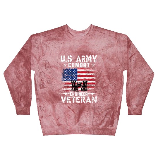 US Army Combat Engineer Veteran Blast Sweatshirts