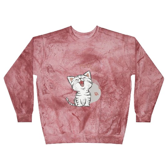 Cute cat meow Blast Sweatshirts