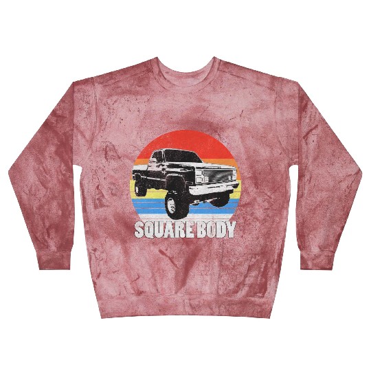 Lifted Square Body Truck Squarebody Blast Sweatshirts