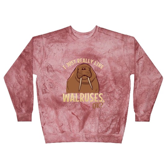 Walrus Walruses Walrus Lover Blast Sweatshirts