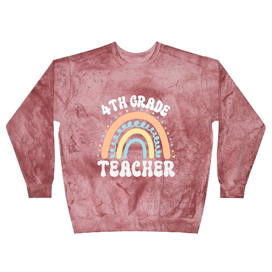 4th grade teacher, back to school Blast Sweatshirts