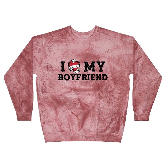 I Love My Boyfriend - I Heart My Boyfriend Blast Sweatshirts