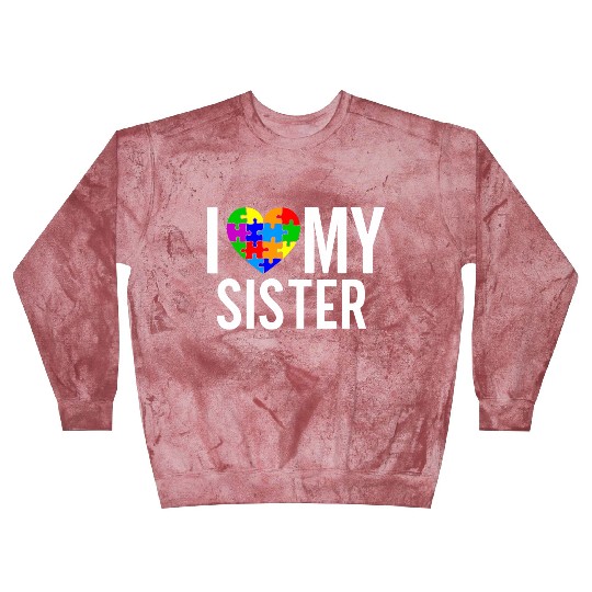 I Love My Sister Blast Sweatshirts