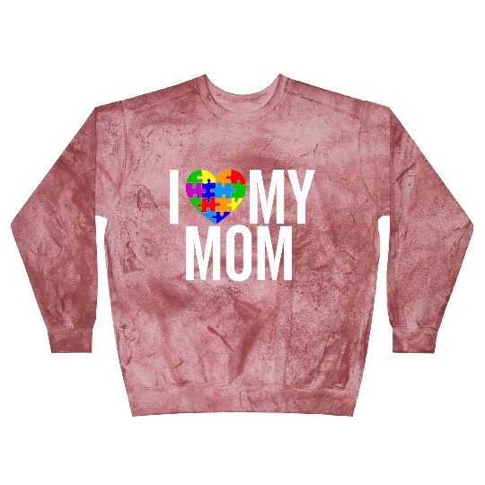 I Love My Mom Blast Sweatshirts