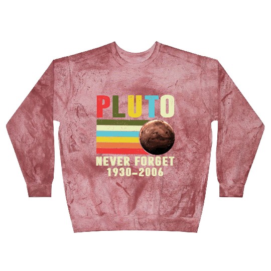 Pluto Never Forget 1930 2006 Blast Sweatshirts
