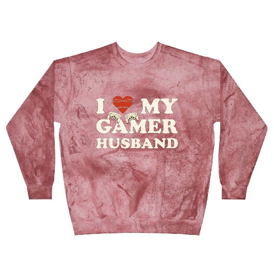 I Love My Gamer Husband - I Heart My Husband Blast Sweatshirts