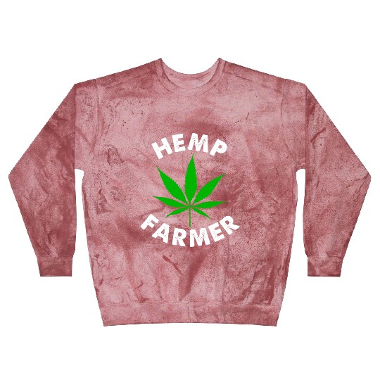 Hemp Farmer Green Leaf Blast Sweatshirts