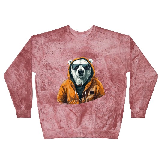 Street Style Polar Bear | Polar Bear Lovers Blast Sweatshirts
