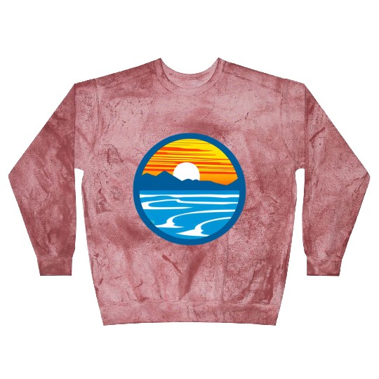 Sunset Graphic Blast Sweatshirts design