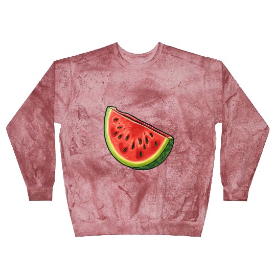 Watermelon Slice - Sweet Summer Vibes Blast Sweatshirts