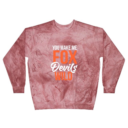 you make fox devils wild geek Blast Sweatshirts