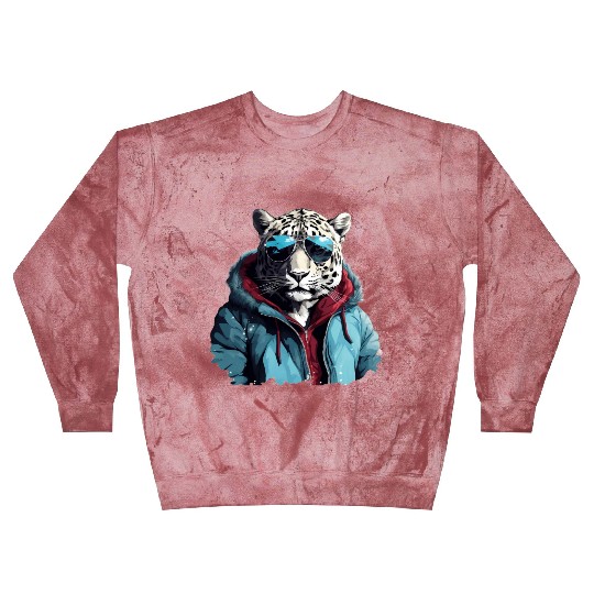 Street Style Snow Leopard | Leopard Lovers Blast Sweatshirts